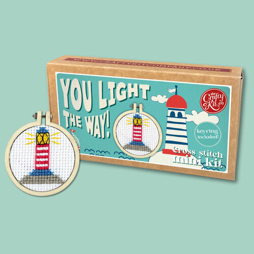 The Crafty Kit Company Borduurpakket Matchbox - You Light the Way - The Crafty Kit Company The Crafty Kit Company Borduurpakket Matchbox - You Light the Way - The Crafty Kit Company