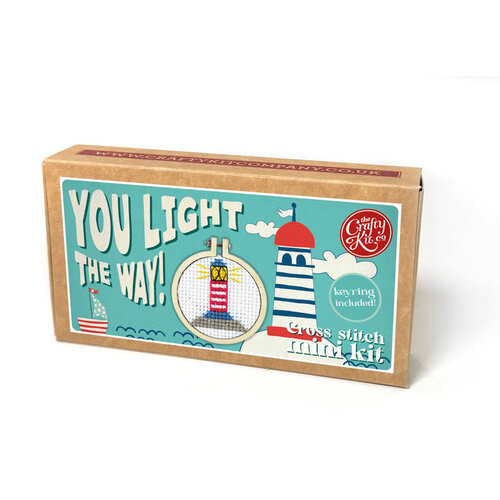 The Crafty Kit Company Borduurpakket Matchbox - You Light the Way - The Crafty Kit Company The Crafty Kit Company Borduurpakket Matchbox - You Light the Way - The Crafty Kit Company
