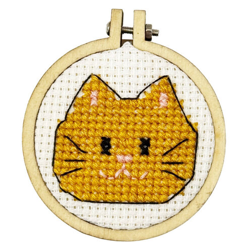 The Crafty Kit Company Borduurpakket Matchbox - So Grateful Furr You - The Crafty Kit Company