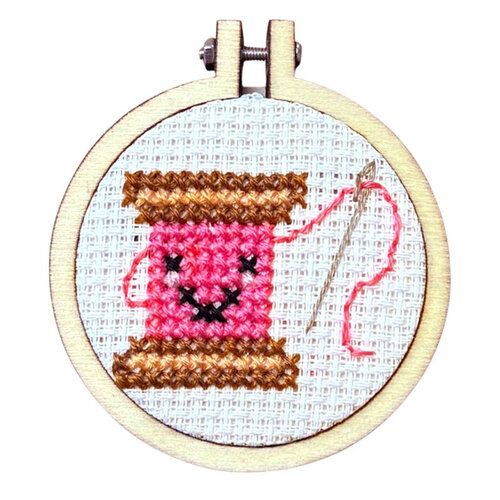 The Crafty Kit Company Borduurpakket Matchbox - My Resting Stitch Face! - The Crafty Kit Company The Crafty Kit Company Borduurpakket Matchbox - My Resting Stitch Face! - The Crafty Kit Company