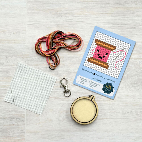 The Crafty Kit Company Borduurpakket Matchbox - My Resting Stitch Face! - The Crafty Kit Company The Crafty Kit Company Borduurpakket Matchbox - My Resting Stitch Face! - The Crafty Kit Company