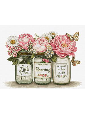 Luca-S Borduurpakket Little by Little Blooming - Luca-S