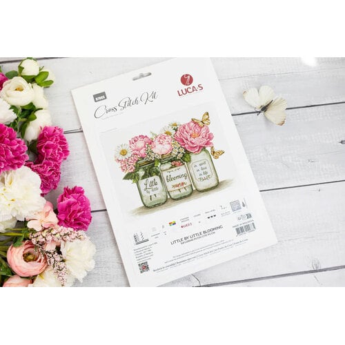 Luca-S Borduurpakket Little by Little Blooming - Luca-S Luca-S Borduurpakket Little by Little Blooming - Luca-S