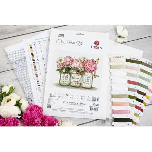 Luca-S Borduurpakket Little by Little Blooming - Luca-S Luca-S Borduurpakket Little by Little Blooming - Luca-S