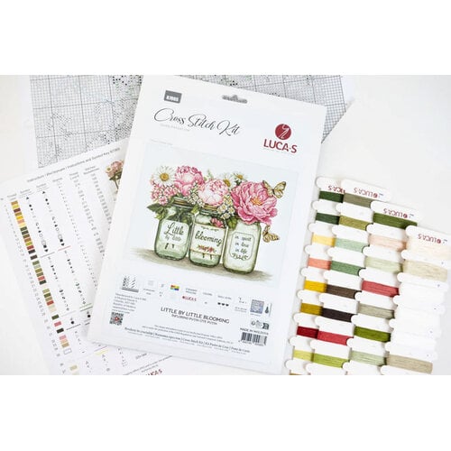 Luca-S Borduurpakket Little by Little Blooming - Luca-S Luca-S Borduurpakket Little by Little Blooming - Luca-S
