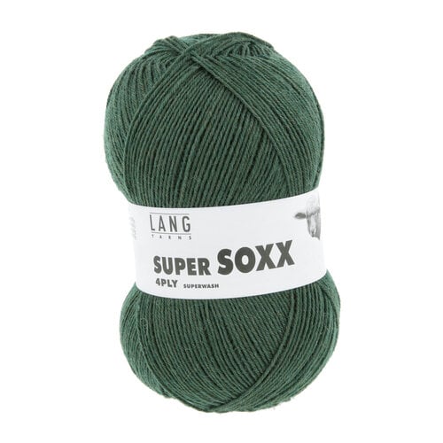 Lang Yarns Lang Yarns | Super Socks 4PLY | 0218 Donkergroen (4-draads)