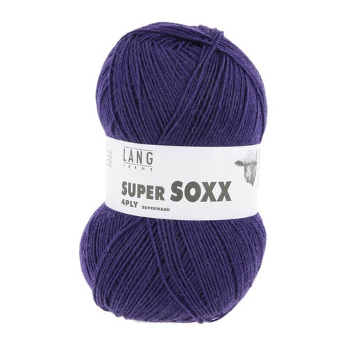 Lang Yarns Lang Yarns | Super Socks 4PLY | 0090 Paars (4-draads)