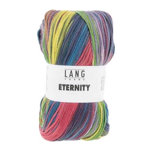 Lang Yarns Haakpakket Lang Yarns - Gehaakte Shawl Domenica (Model 5) - Eternity