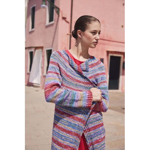 Lang Yarns Breipakket Lang Yarns - Vest Lavania (model 6) - Eternity