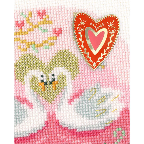 Bothy Threads Needle Minder Bothy Designs - Scandi Heart - Bothy Threads