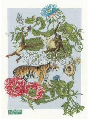 Bothy Threads Borduurpakket Zoological Society Of London - Wonder Of Wildlife - Bothy Threads Bothy Threads Borduurpakket Zoological Society Of London - Wonder Of Wildlife - Bothy Threads