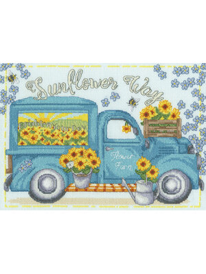 Bothy Threads Borduurpakket Karen Tye Bentley - Sunflower Way - Bothy Threads Bothy Threads Borduurpakket Karen Tye Bentley - Sunflower Way - Bothy Threads