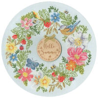 Borduurpakket Jane Sunner - Summer Wreath - Bothy Threads
