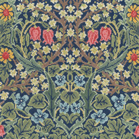 Borduurpakket Morris & Co. Cross Stitch - Blackthorn - Bothy Threads
