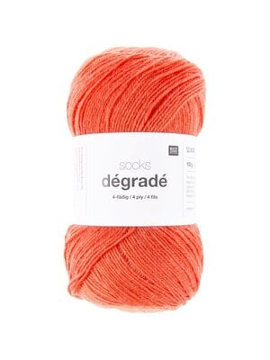 Rico Design Rico Design | Socks Dégradé (4-draads) | 100g | 400m | 001 Rood