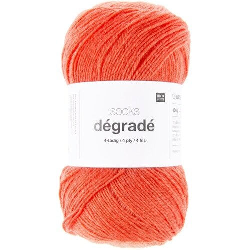 Rico Design Rico Design | Socks Dégradé (4-draads) | 100g | 400m | 001 Rood Rico Design Rico Design | Socks Dégradé (4-draads) | 100g | 400m | 001 Rood