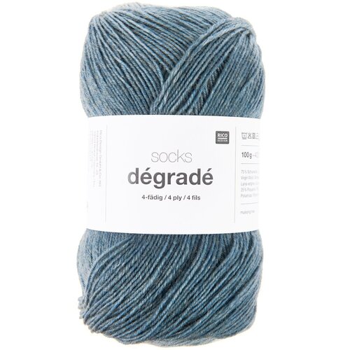 Rico Design Rico Design | Socks Dégradé (4-draads) | 100g | 400m | 004 Petrol Rico Design Rico Design | Socks Dégradé (4-draads) | 100g | 400m | 004 Petrol