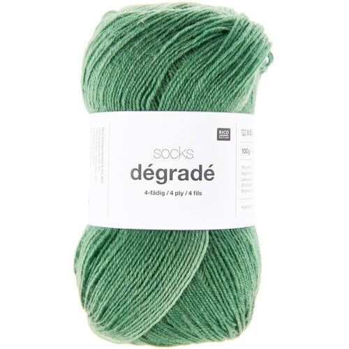 Rico Design Rico Design | Socks Dégradé (4-draads) | 100g | 400m | 005 Groen