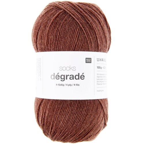 Rico Design Rico Design | Socks Dégradé (4-draads) | 100g | 400m | 006 Nougat Rico Design Rico Design | Socks Dégradé (4-draads) | 100g | 400m | 006 Nougat