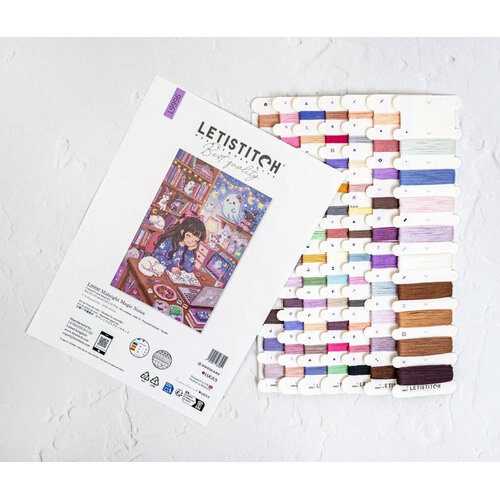 Leti Stitch Borduurpakket Midnight Magic Notes - Leti Stitch Leti Stitch Borduurpakket Midnight Magic Notes - Leti Stitch