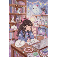 Borduurpakket Midnight Magic Notes - Leti Stitch