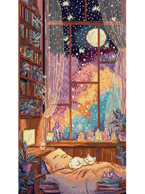 Leti Stitch Borduurpakket Crystal Moonlight - Leti Stitch Leti Stitch Borduurpakket Crystal Moonlight - Leti Stitch