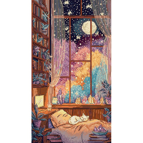 Leti Stitch Borduurpakket Crystal Moonlight - Leti Stitch Leti Stitch Borduurpakket Crystal Moonlight - Leti Stitch