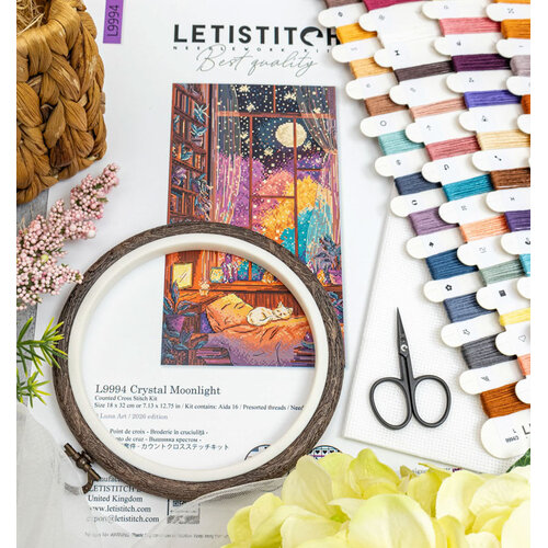 Leti Stitch Borduurpakket Crystal Moonlight - Leti Stitch Leti Stitch Borduurpakket Crystal Moonlight - Leti Stitch