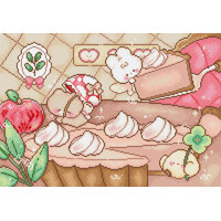 Borduurpakket Pumpkin Pie Chase - Leti Stitch