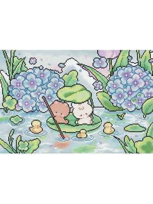 Leti Stitch Borduurpakket Rainy Day - Leti Stitch Leti Stitch Borduurpakket Rainy Day - Leti Stitch