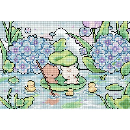 Leti Stitch Borduurpakket Rainy Day - Leti Stitch