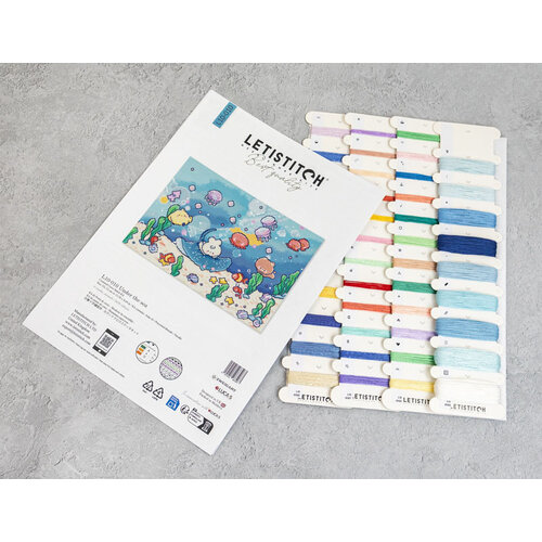 Leti Stitch Borduurpakket Under the Sea - Leti Stitch Leti Stitch Borduurpakket Under the Sea - Leti Stitch