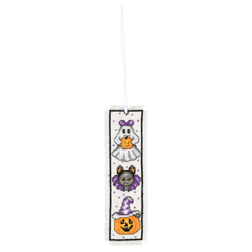 Vervaco Bladwijzer kit Halloween set van 2
