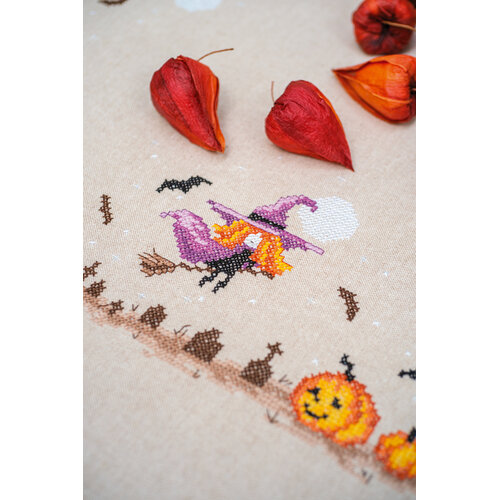Vervaco Tafelkleed kit Halloween – Vervaco Vervaco Tafelkleed kit Halloween – Vervaco