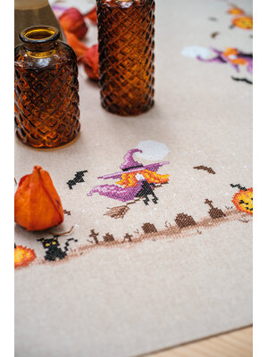Vervaco Tafelkleed kit Halloween – Vervaco Vervaco Tafelkleed kit Halloween – Vervaco