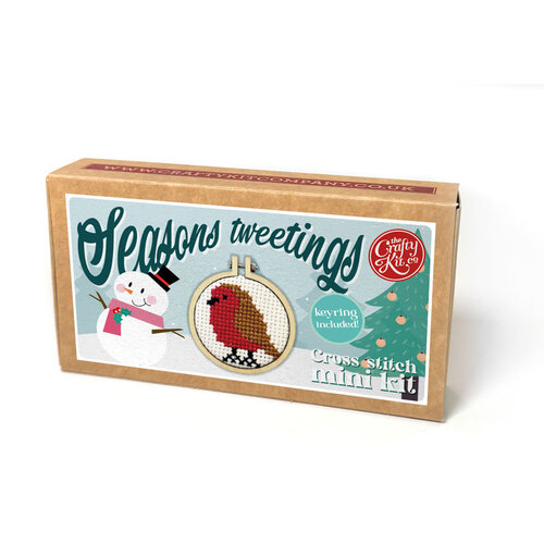 The Crafty Kit Company Borduurpakket Matchbox Season's Tweetings - The Crafty Kit Company The Crafty Kit Company Borduurpakket Matchbox Season's Tweetings - The Crafty Kit Company