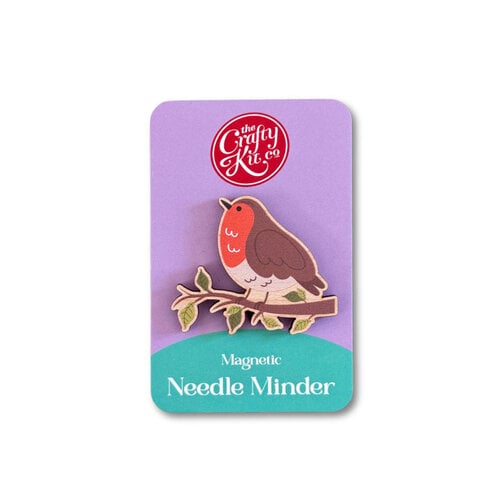 The Crafty Kit Company Wooden Needle Minder - Robin - The Crafty Kit Company
