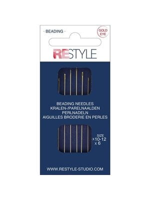 Restyle Restyle | Beading Needles | Kralen- of parelnaalden | 6 naalden | 10/12