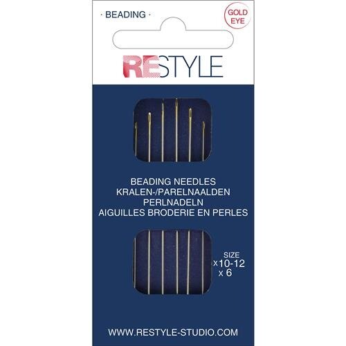 Restyle Restyle | Beading Needles | Kralen- of parelnaalden | 6 naalden | 10/12