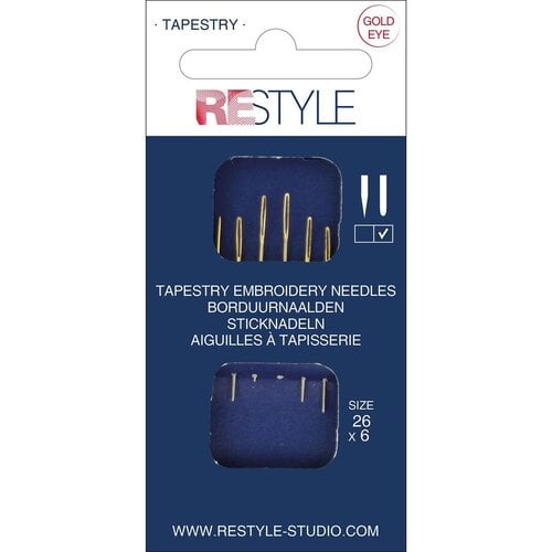 Restyle Restyle | Borduurnaalden zonder punt | 6 naalden | #26 Restyle Restyle | Borduurnaalden zonder punt | 6 naalden | #26