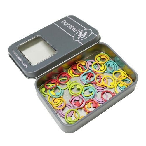 Durable Durable | Steekmarkeerders open 16mm | 42 stuks assorti kleuren Durable Durable | Steekmarkeerders open 16mm | 42 stuks assorti kleuren