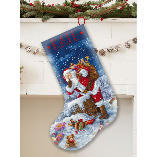 Leti Stitch Borduurpakket Silent Night Gift Stocking - Leti Stitch