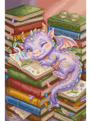 Leti Stitch Borduurpakket Dragon Tales - Leti Stitch Leti Stitch Borduurpakket Dragon Tales - Leti Stitch