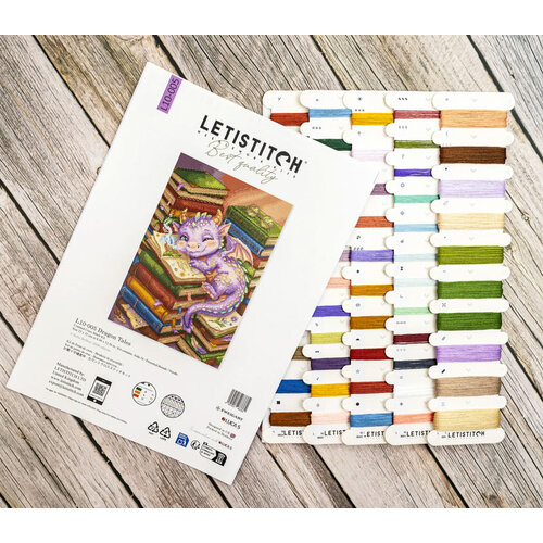 Leti Stitch Borduurpakket Dragon Tales - Leti Stitch