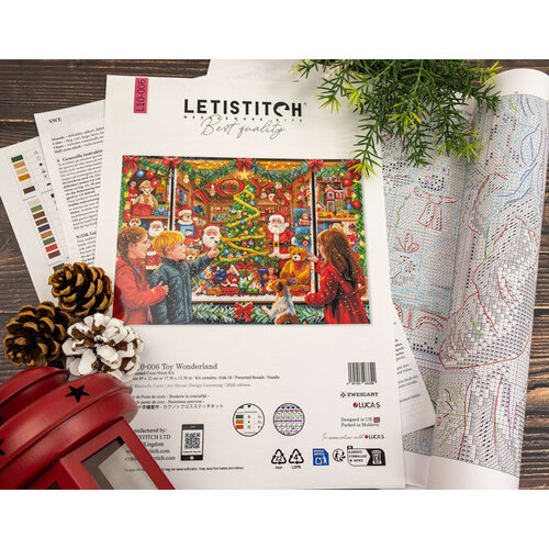 Leti Stitch Borduurpakket Toy Wonderland - Leti Stitch Leti Stitch Borduurpakket Toy Wonderland - Leti Stitch