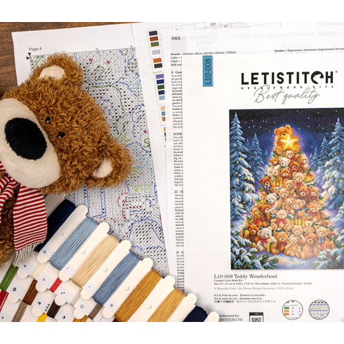 Leti Stitch Borduurpakket Teddy Wonderland - Leti Stitch Leti Stitch Borduurpakket Teddy Wonderland - Leti Stitch