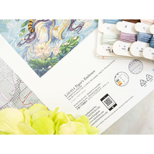 Leti Stitch Borduurpakket Tiger's Embrace - Leti Stitch