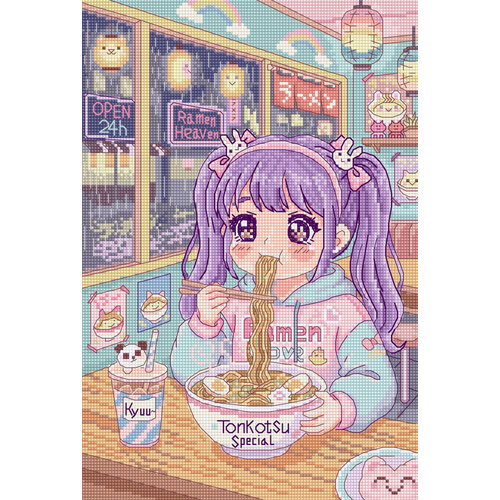 Leti Stitch Borduurpakket Ramen Day - Leti Stitch