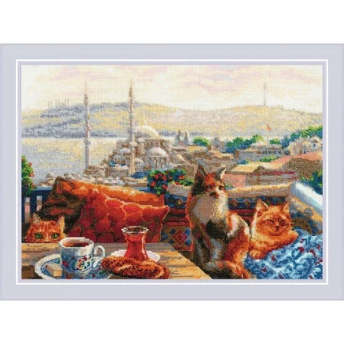 RIOLIS Borduurpakket Istanbul Cats - RIOLIS