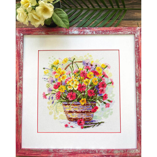 RIOLISf Borduurpakket Blooming Summer - RIOLIS RIOLISf Borduurpakket Blooming Summer - RIOLIS